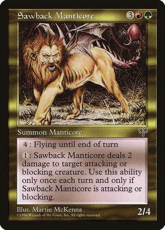 Sawback Manticore [Mirage] | Exor Games Bridgewater