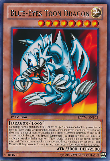 Blue-Eyes Toon Dragon [LCYW-EN103] Rare | Exor Games Bridgewater