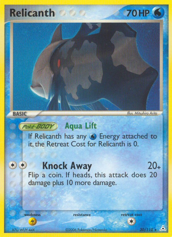 Relicanth (30/110) [EX: Holon Phantoms] | Exor Games Bridgewater