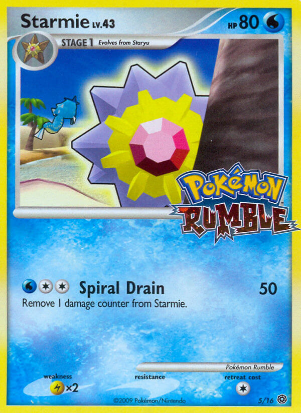 Starmie (5/16) [Pokémon Rumble] | Exor Games Bridgewater