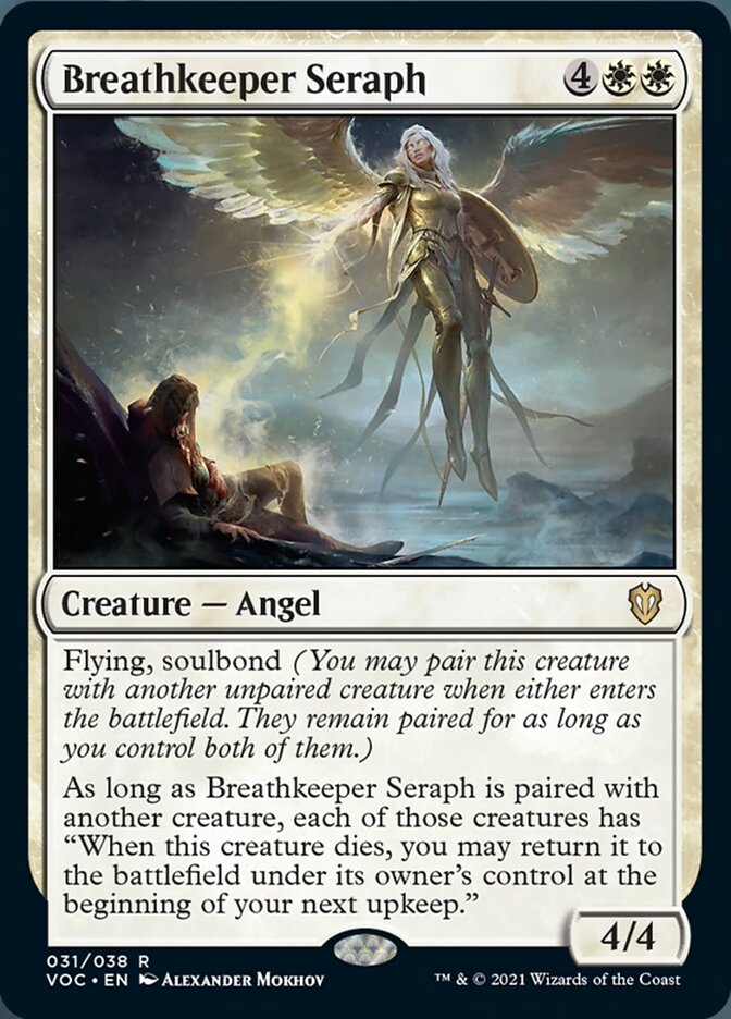 Breathkeeper Seraph [Innistrad: Crimson Vow Commander] | Exor Games Bridgewater