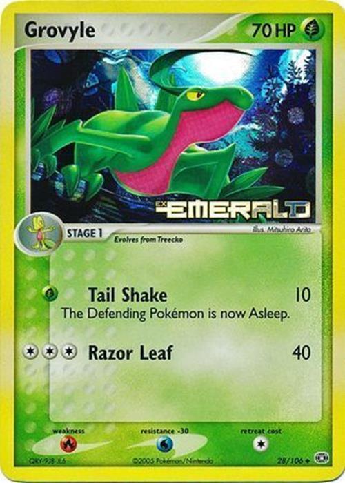 Grovyle (28/106) (Stamped) [EX: Emerald] | Exor Games Bridgewater