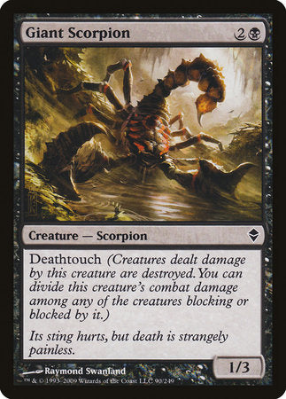 Giant Scorpion [Zendikar] | Exor Games Bridgewater