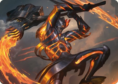 Forgehammer Centurion Art Card [Phyrexia: All Will Be One Art Series] | Exor Games Bridgewater