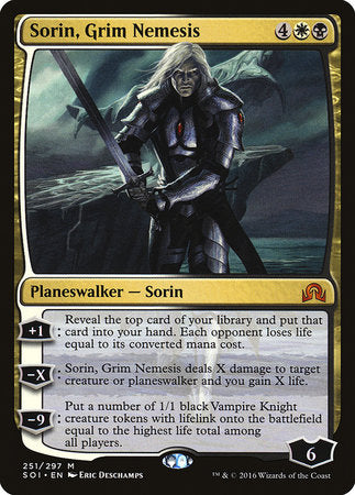 Sorin, Grim Nemesis [Shadows over Innistrad] | Exor Games Bridgewater