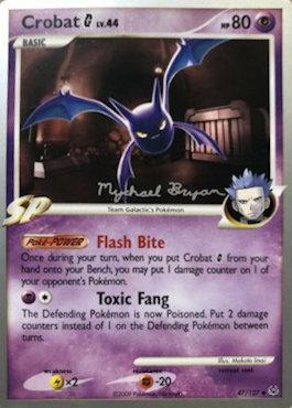 Crobat G LV.44 (47/127) (Happy Luck - Mychael Bryan) [World Championships 2010] | Exor Games Bridgewater