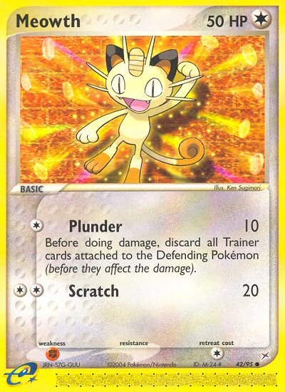 Meowth (42/95) [EX: Team Magma vs Team Aqua] | Exor Games Bridgewater