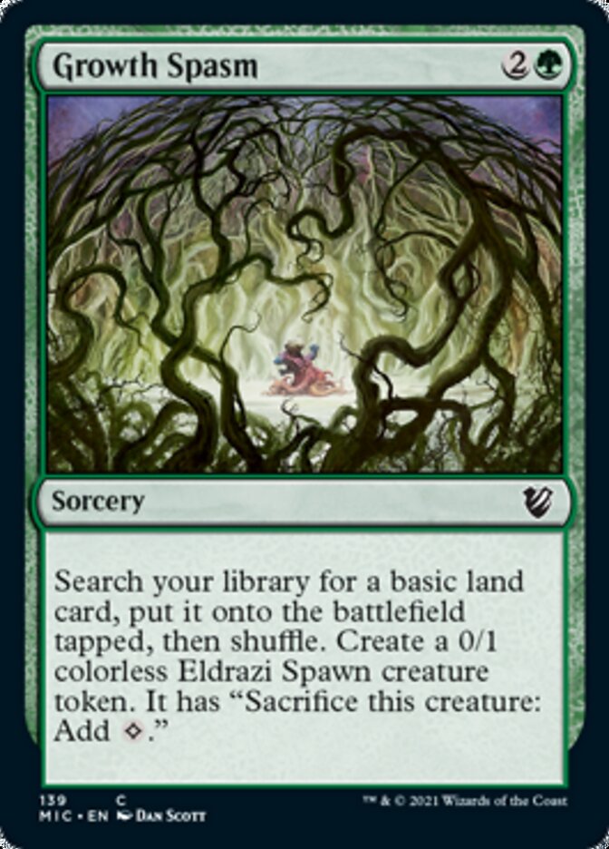 Growth Spasm [Innistrad: Midnight Hunt Commander] | Exor Games Bridgewater