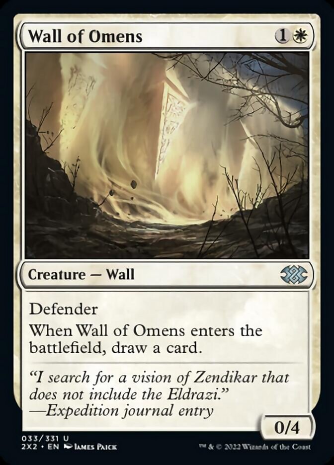 Wall of Omens [Double Masters 2022] | Exor Games Bridgewater