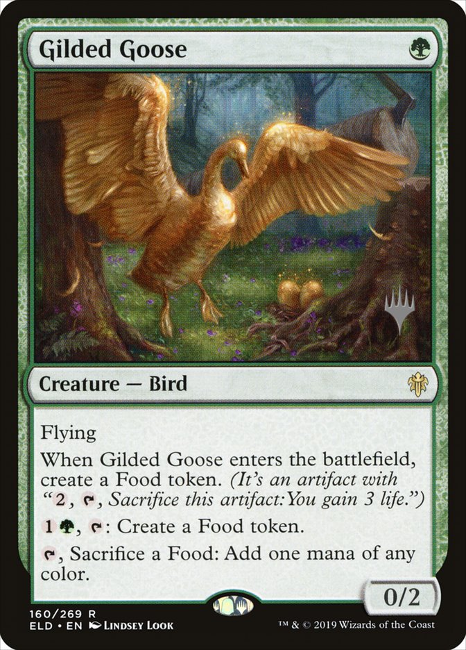 Gilded Goose (Promo Pack) [Throne of Eldraine Promos] | Exor Games Bridgewater