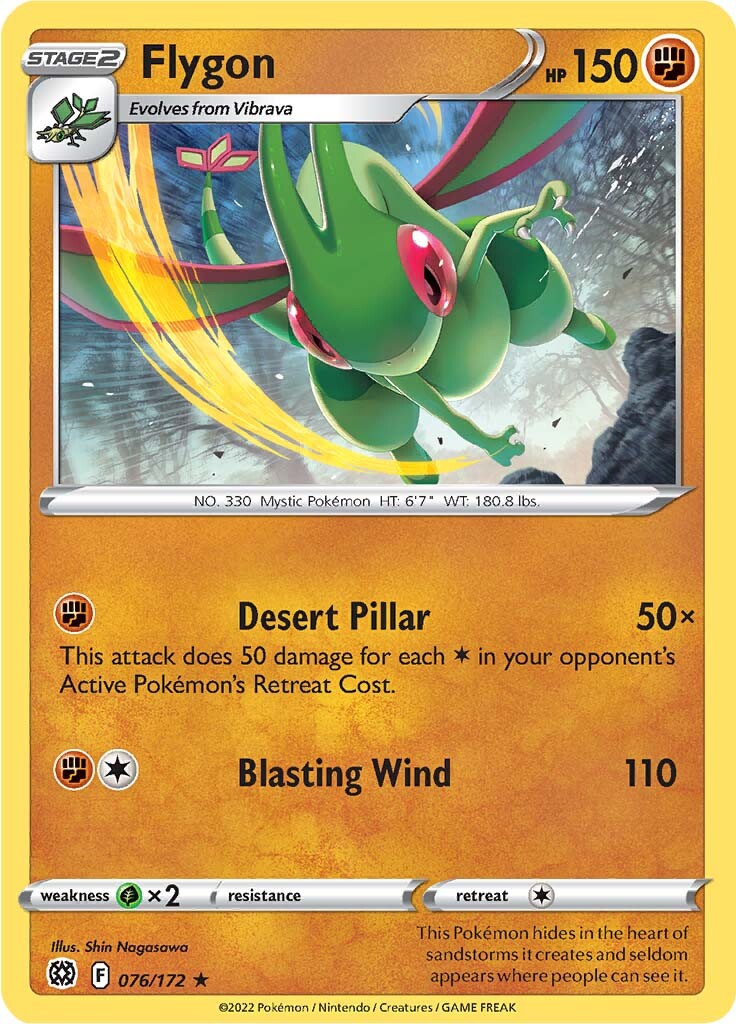 Flygon (076/172) [Sword & Shield: Brilliant Stars] | Exor Games Bridgewater