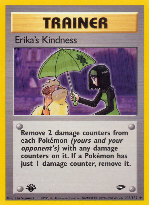 Erika's Kindness (103/132) [Gym Challenge 1st Edition] | Exor Games Bridgewater