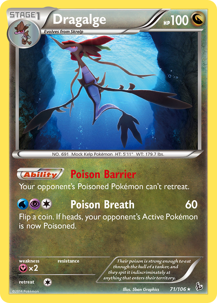 Dragalge (71/106) [XY: Flashfire] | Exor Games Bridgewater