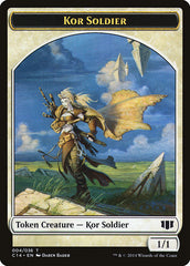 Kor Soldier // Pegasus Double-sided Token [Commander 2014 Tokens] | Exor Games Bridgewater