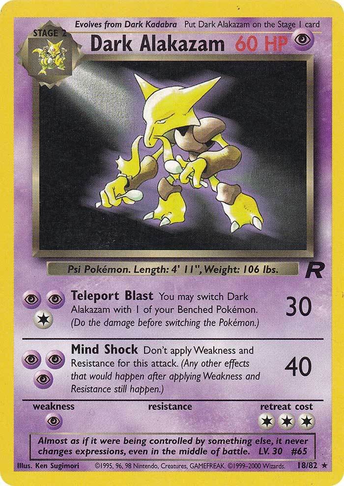 Dark Alakazam (18/82) [Team Rocket Unlimited] | Exor Games Bridgewater