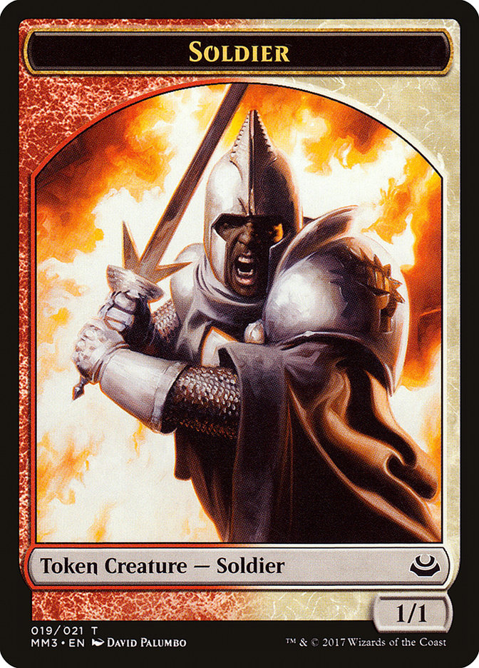 Soldier (019/021) [Modern Masters 2017 Tokens] | Exor Games Bridgewater