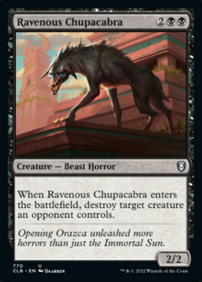 Ravenous Chupacabra [Commander Legends: Battle for Baldur's Gate] | Exor Games Bridgewater