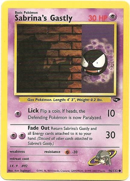 Sabrina's Gastly (96/132) [Gym Challenge Unlimited] | Exor Games Bridgewater