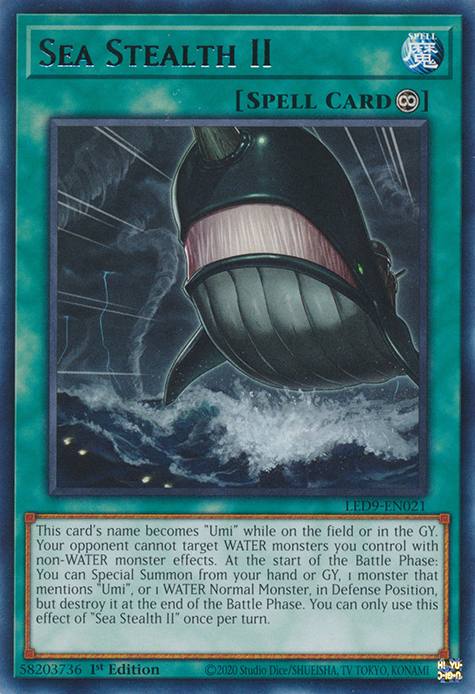 Sea Stealth II [LED9-EN021] Rare | Exor Games Bridgewater