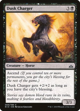 Dusk Charger [Rivals of Ixalan] | Exor Games Bridgewater