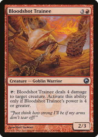 Bloodshot Trainee [Scars of Mirrodin] | Exor Games Bridgewater