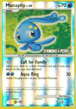 Manaphy (9/130) [Burger King Promos: 2008 Collection] | Exor Games Bridgewater