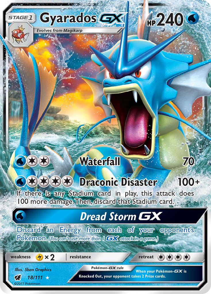 Gyarados GX (18/111) [Sun & Moon: Crimson Invasion] | Exor Games Bridgewater