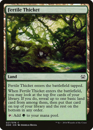 Fertile Thicket [Duel Decks: Nissa vs. Ob Nixilis] | Exor Games Bridgewater