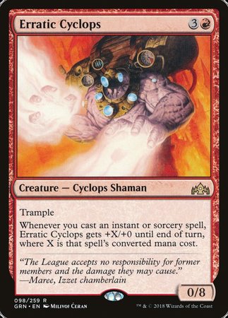 Erratic Cyclops [Guilds of Ravnica] | Exor Games Bridgewater