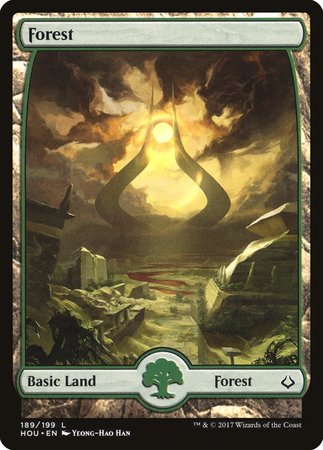 Forest (189) - Full Art [Hour of Devastation] | Exor Games Bridgewater