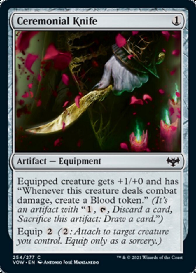 Ceremonial Knife [Innistrad: Crimson Vow] | Exor Games Bridgewater