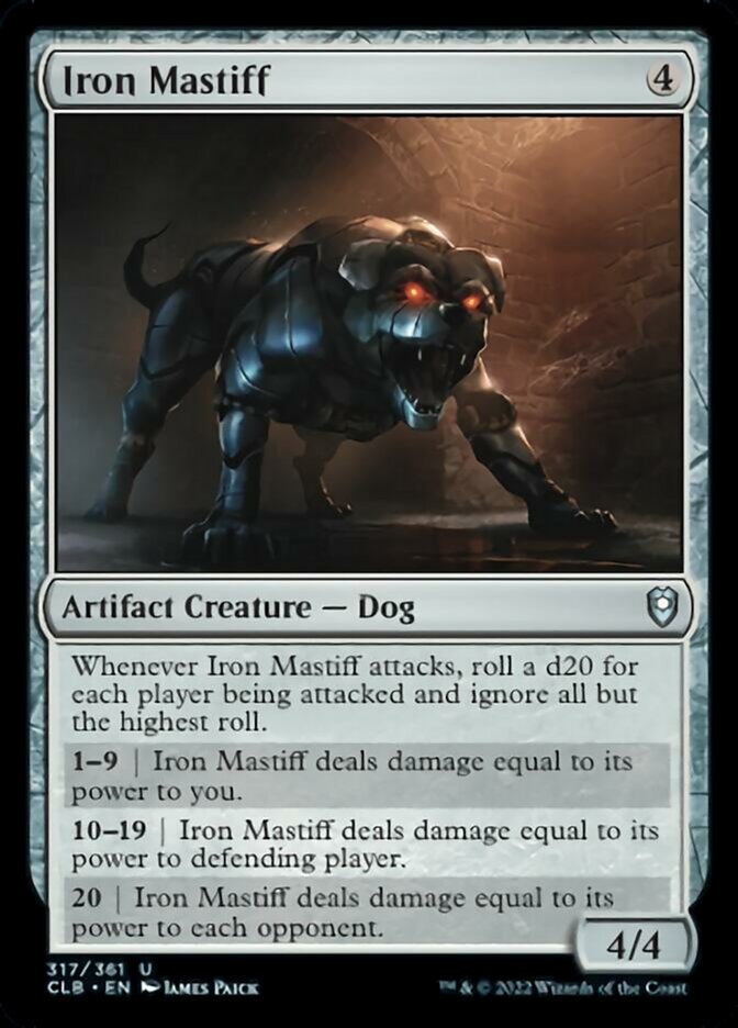 Iron Mastiff [Commander Legends: Battle for Baldur's Gate] | Exor Games Bridgewater