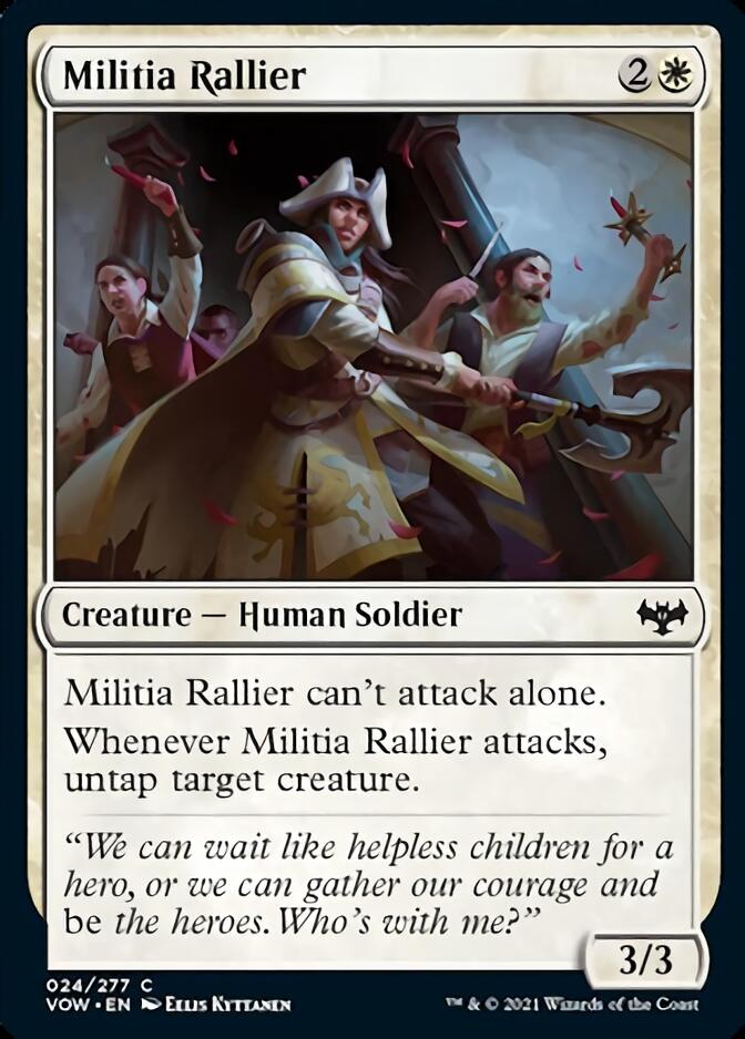 Militia Rallier [Innistrad: Crimson Vow] | Exor Games Bridgewater
