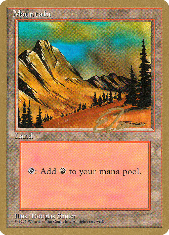 Mountain (et375) (Eric Tam) [Pro Tour Collector Set] | Exor Games Bridgewater