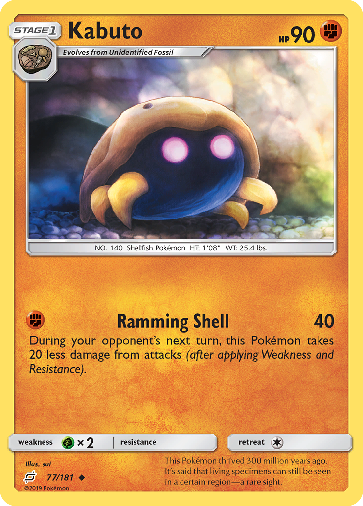 Kabuto (77/181) [Sun & Moon: Team Up] | Exor Games Bridgewater