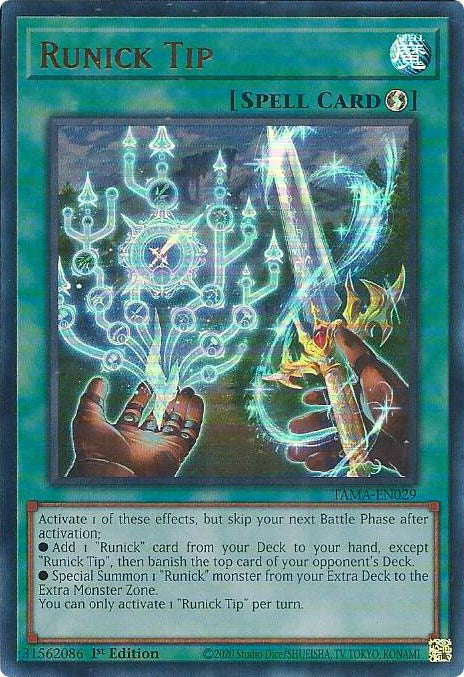 Runick Tip [TAMA-EN029] Ultra Rare | Exor Games Bridgewater