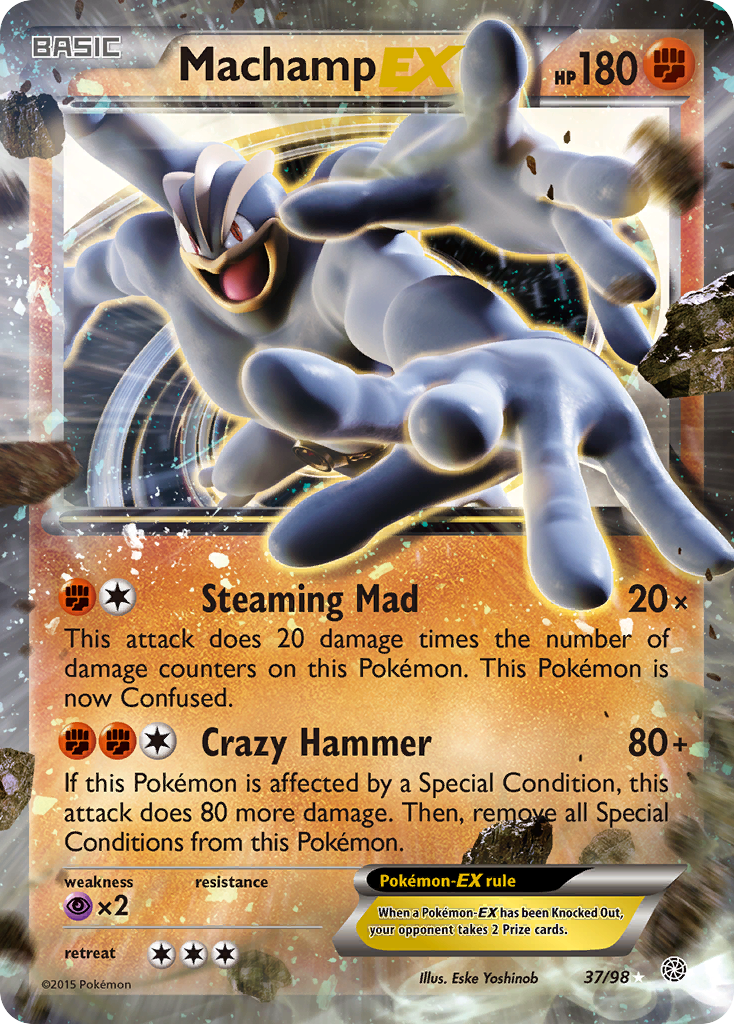 Machamp EX (37/98) [XY: Ancient Origins] | Exor Games Bridgewater