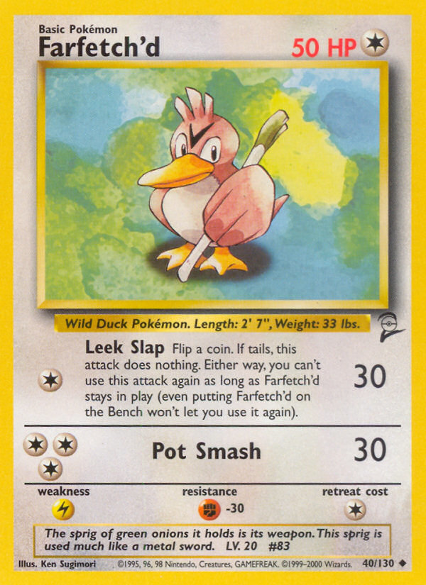 Farfetch'd (40/130) [Base Set 2] | Exor Games Bridgewater