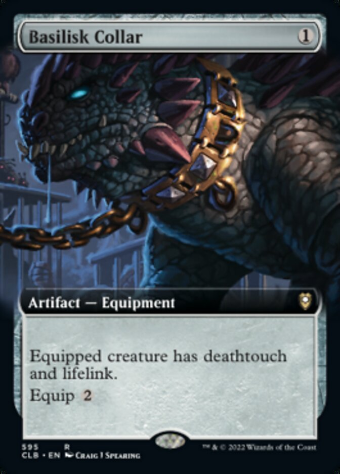 Basilisk Collar (Extended Art) [Commander Legends: Battle for Baldur's Gate] | Exor Games Bridgewater