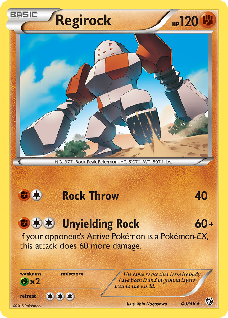 Regirock (40/98) [XY: Ancient Origins] | Exor Games Bridgewater