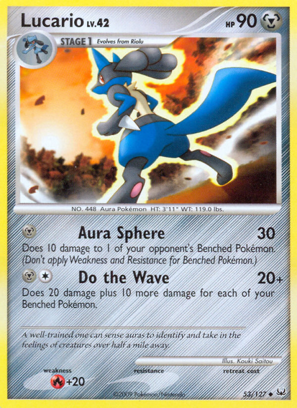 Lucario (53/127) [Platinum: Base Set] | Exor Games Bridgewater