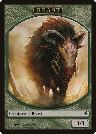 Beast Token [Lorwyn Tokens] | Exor Games Bridgewater