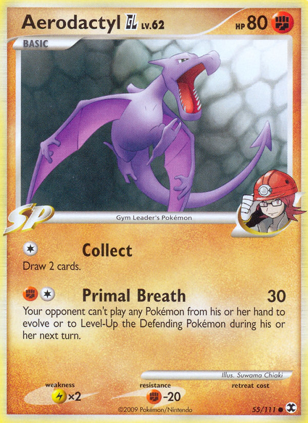 Aerodactyl GL (55/111) [Platinum: Rising Rivals] | Exor Games Bridgewater