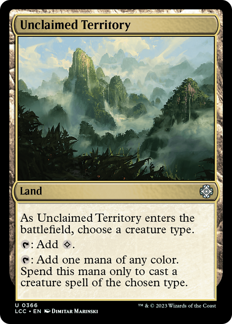 Unclaimed Territory [The Lost Caverns of Ixalan Commander] | Exor Games Bridgewater