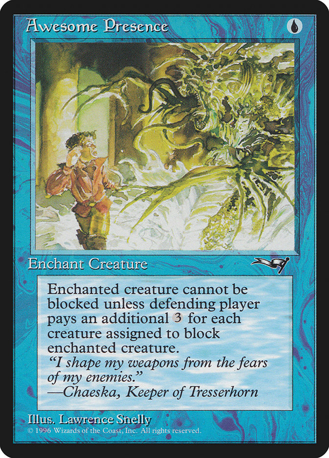 Awesome Presence (Creature Side) [Alliances] | Exor Games Bridgewater