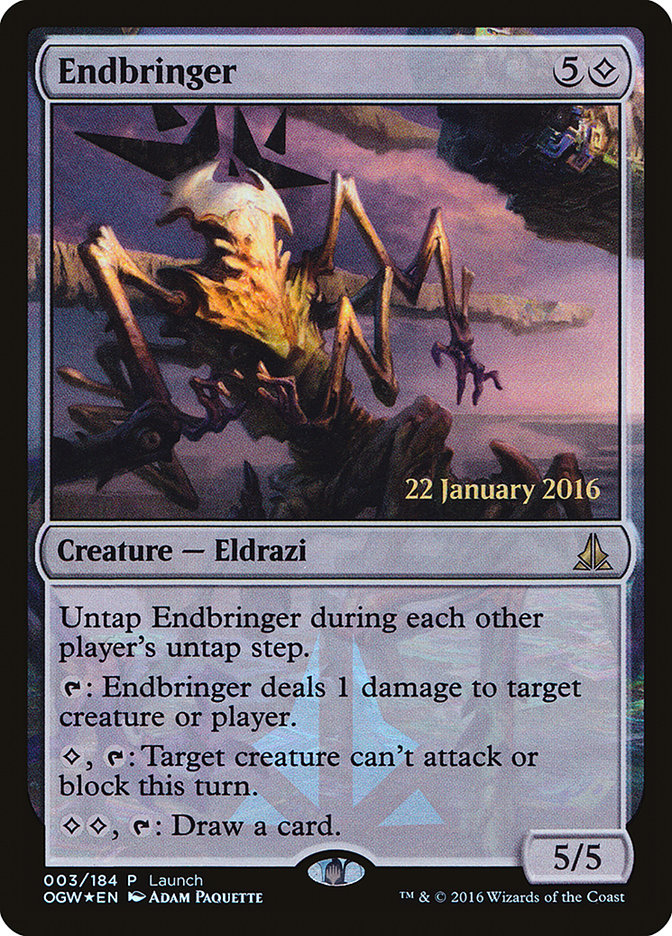 Endbringer (Prerelease) [Oath of the Gatewatch Promos] | Exor Games Bridgewater