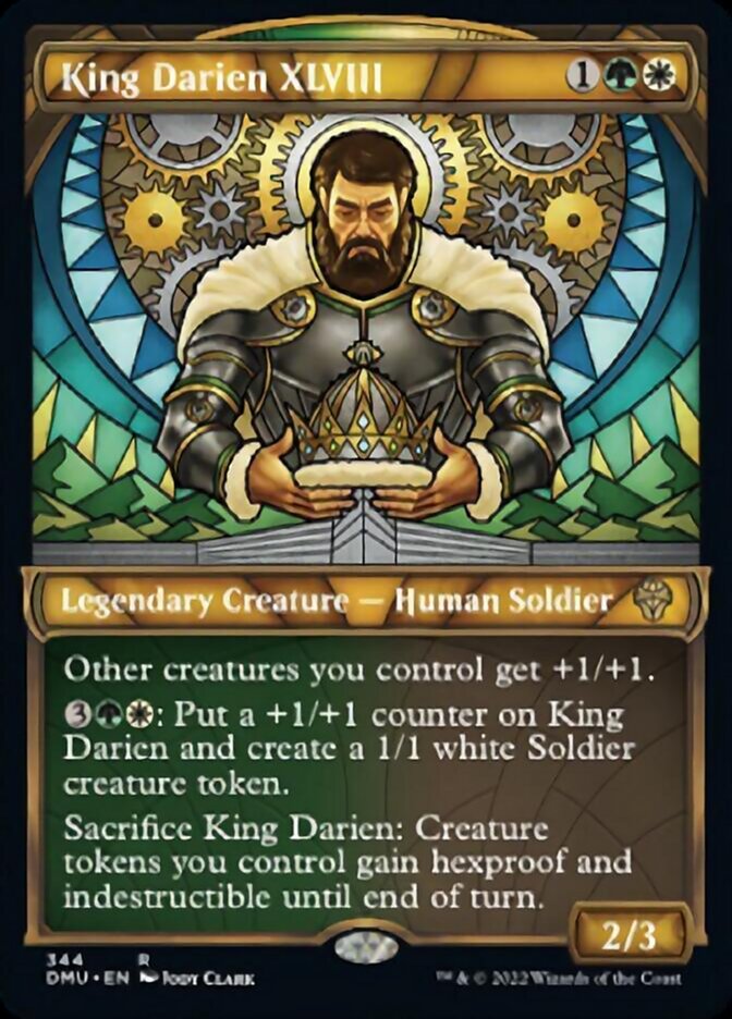 King Darien XLVIII (Showcase Textured) [Dominaria United] | Exor Games Bridgewater