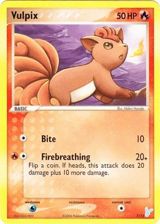 Vulpix (7/12) [EX: Trainer Kit 2 - Minun] | Exor Games Bridgewater