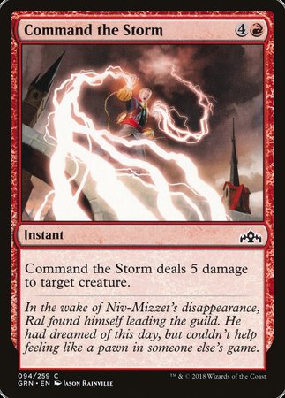 Command the Storm [Guilds of Ravnica] | Exor Games Bridgewater