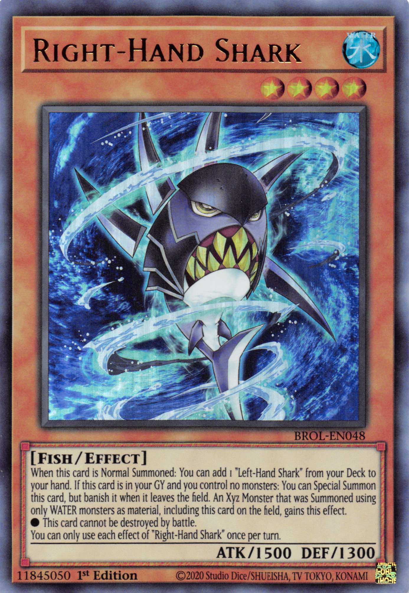 Right-Hand Shark [BROL-EN048] Ultra Rare | Exor Games Bridgewater